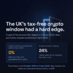 Crypto ETF and ETN taxes and the UK ISA window