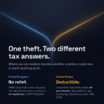 How to report stolen cryptocurrency: UK versus US tax relief