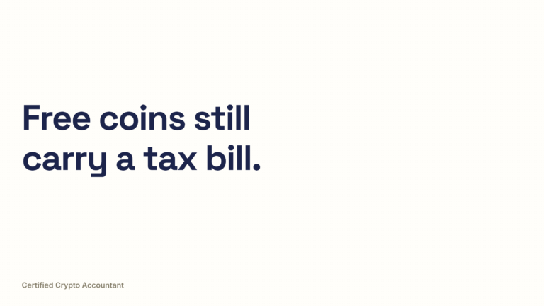 cover airdrop tax uk