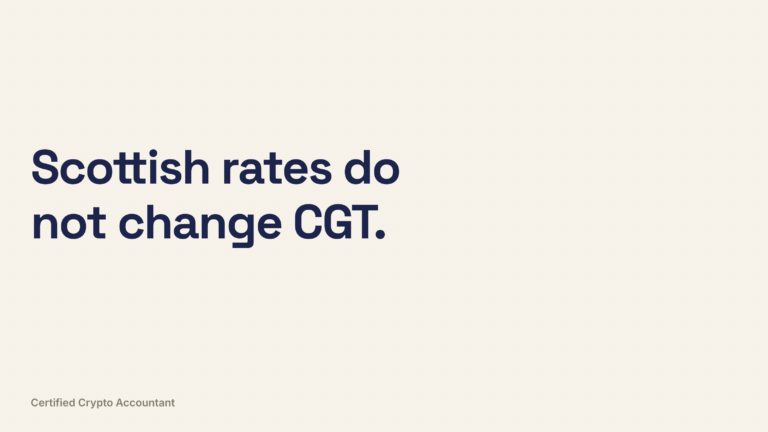 cover capital gains tax scotland