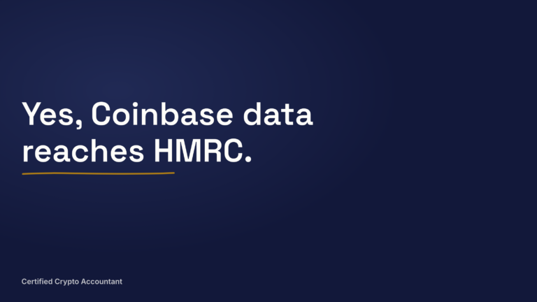 cover does coinbase report to hmrc