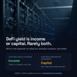 Whether DeFi yield is income or capital under HMRC guidance