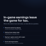 How play to earn gaming token rewards are taxed in the UK