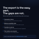 What Crypto.com tax exports contain and the gaps they leave in a UK tax computation